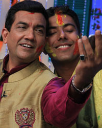 Vikas Khanna, Sanjeev Kapoor and winner Vijay Sharma