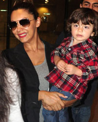 Gauri Khan with family spotted at airport