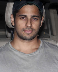 Siddharth Malhotra spotted at Karan Johar's residence