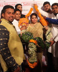 Ejaz Khan, Abu Asim Azmi and other Celebs at the Mass Marriage to support the initiative by Sabira Sikwani