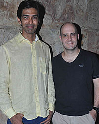 Sandeep Mohan and Ashwin Mushran at the premiere of 'Hola Veky'