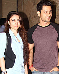 Soha Ali Khan and Kunal Khemu at the special screening of Marathi movie Court