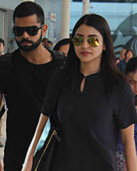 Virat Kohli and Anushka Sharma Spotted at Domestic Airport