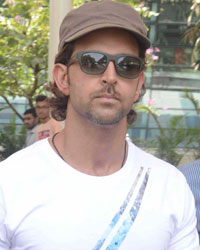 Hrithik Roshan spotted at the international airport in Mumbai