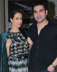 Malaika Arora and Arbaaz Khan at Juhu PVR