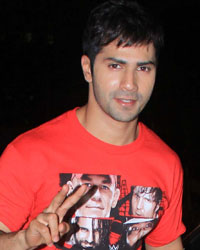 Varun Dhawan spotted at Juhu PVR