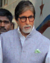 Amitabh Bachchan spotted at Juhu