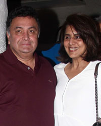 Rishi Kapoor and Neetu Singh at Olive Bar, Bandra