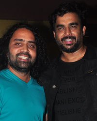 Brijesh Shandilya and Madhavan during the premiere of 'Tanu Wed Manu Returns'at PVR, Juhu