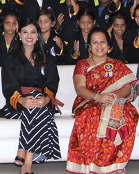 Sayali Bhagath inaugurated Chitah Martial Arts Academy at Muljibhai Mehta International School,Virar