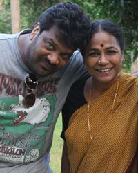 Anant Mahadevan and Seema Biswas on the sets of Short Film 'Holding Back'