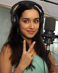 Shraddha Kapoor at song recording for ABCD 2