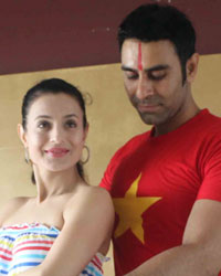 Amisha Patel and Sandip Soparrkar