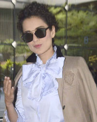 Kangana Ranaut snapped ant airport