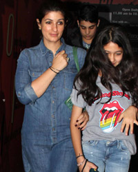 Twinkle Khanna at Juhu PVR Mumbai