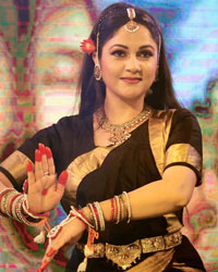 Gracy Singh performs at the Maha Kumbh Mela, Ujjain