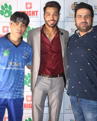 Dillzan Wadia, Hardik Pandya and Bharat Bhatia