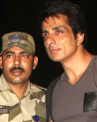 Sonu Sood snapped at airport