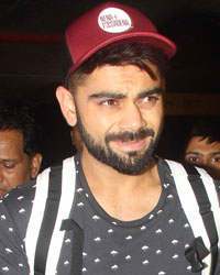 Virat Kohli snapped at airport