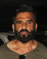 Suneil Shetty snapped at airport