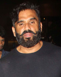 Suneil Shetty snapped at airport