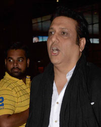 Govinda snapped at airport