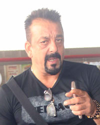 Sanjay Dutt snapped at airport