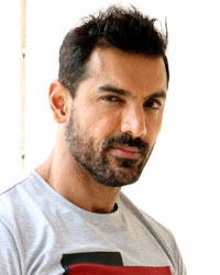 John Abraham at Mehboob studio