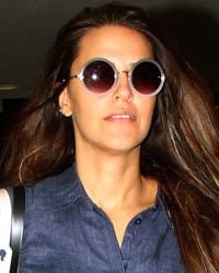 Neha Dhupia snapped at airport