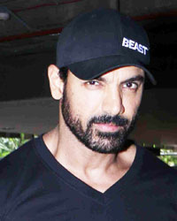 John Abraham snapped at airport