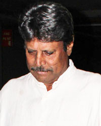 Kapil Dev snapped at airport