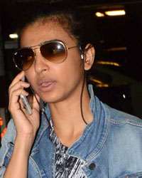 Radhika Apte snapped at airport