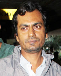 Nawazuddin Siddiqui snapped at airport