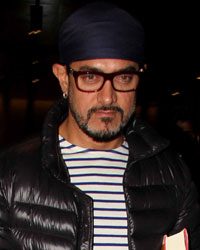 Aamir Khan snapped at airport