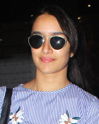 Shraddha Kapoor and Shakti Kapoor snapped at airport