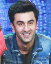 Ranbir Kapoor on the sets of TV show Super Dancer