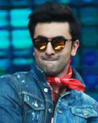 Ranbir Kapoor on the sets of TV show Super Dancer