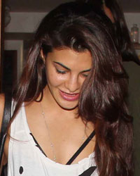 Jacqueline Fernandez snapped at spotted at Cae Juice bar