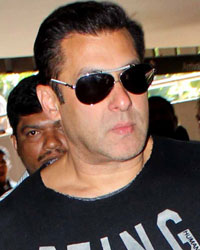 Salman Khan snapped at airport