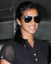 PV Sindhu snapped at airport