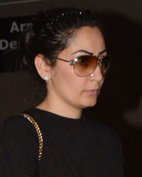 Manyata Dutt snapped at sirport