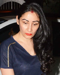 Manyata Dutt snapped at  Korner House, Bandra