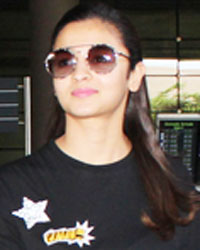 Varun Dhawan and Alia Bhatt snapped at airport