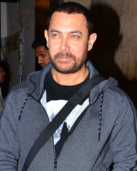 Aamir Khan at the Screening of Nat Samarat