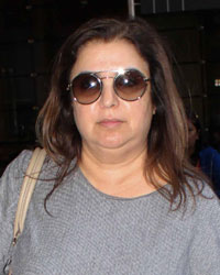 Farah Khan snapped at airport