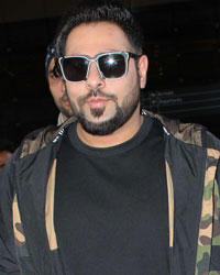 Badshah snapped at airport