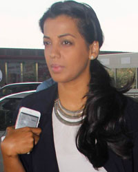 Mughda Godse snapped at airport