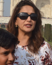 Madhuri Dixit visits Taj Mahal