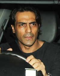 Arjun Rampal and Mehr snapped at Bandra