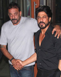 Shahrukh Khan meet Sanjay Dutt at his residence